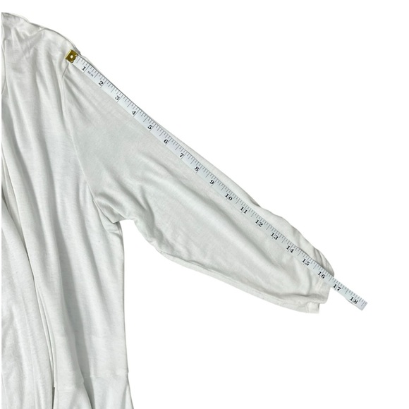 AB Studio Women's Off White Cardigan Sweater - Picture 11 of 11